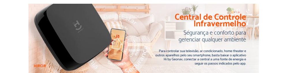 Controle Remoto Inteligente Universal Geonav - Home Intelligence HIRCIR